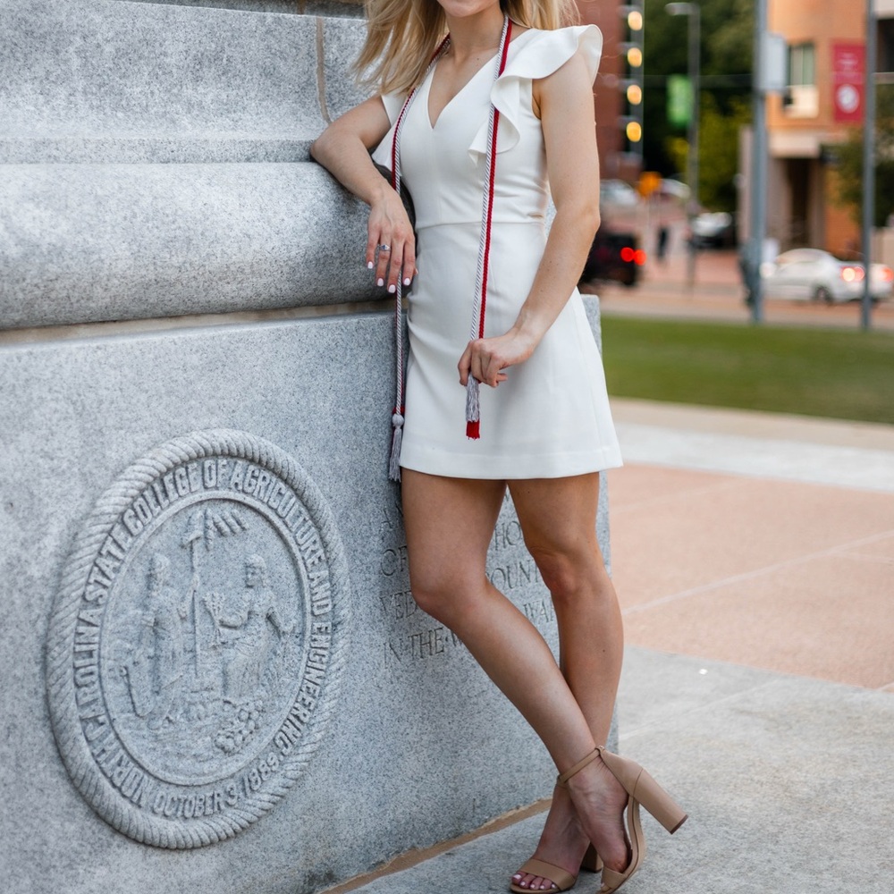 Whisper Ruffle Mini Dress - French Connection - Picture 3 of 3